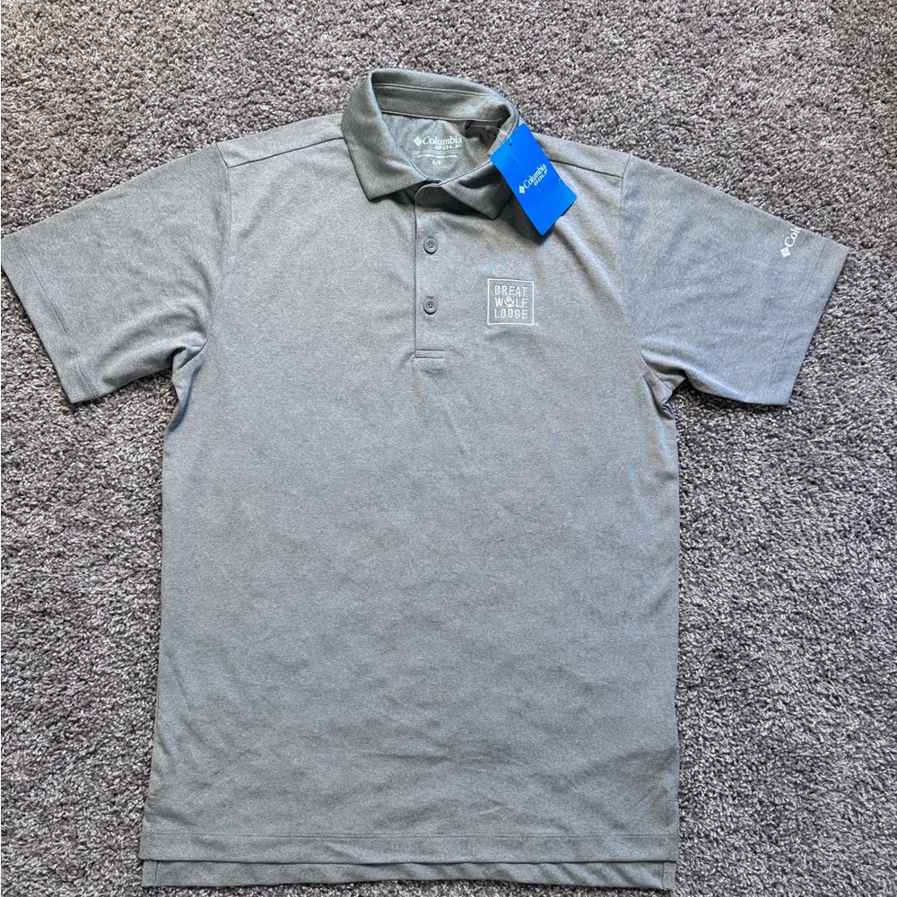 Columbia Gray Polo Shirt